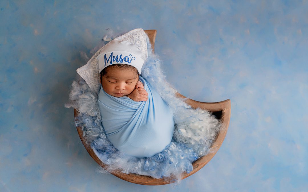 Newborn in the studio – Musa