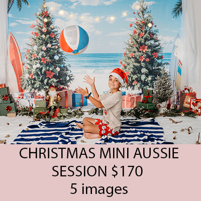 CHRISTMAS SESSION BOOKINGS 'AUSSIE BEACH 5 IMAGES'